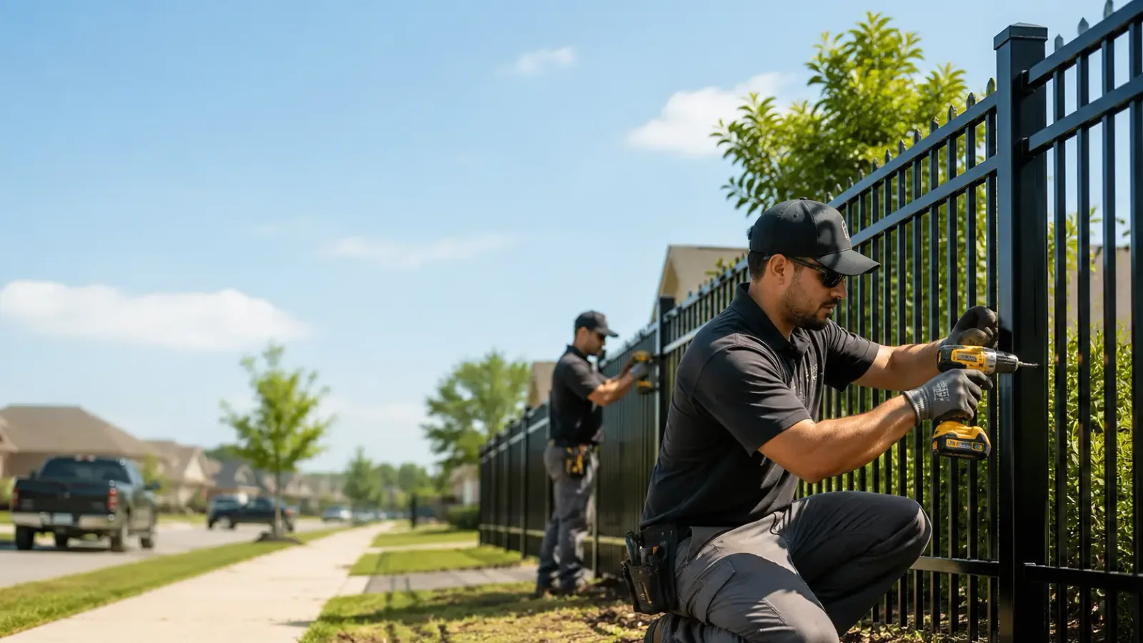 Metal Fence Installation in Welling, OK